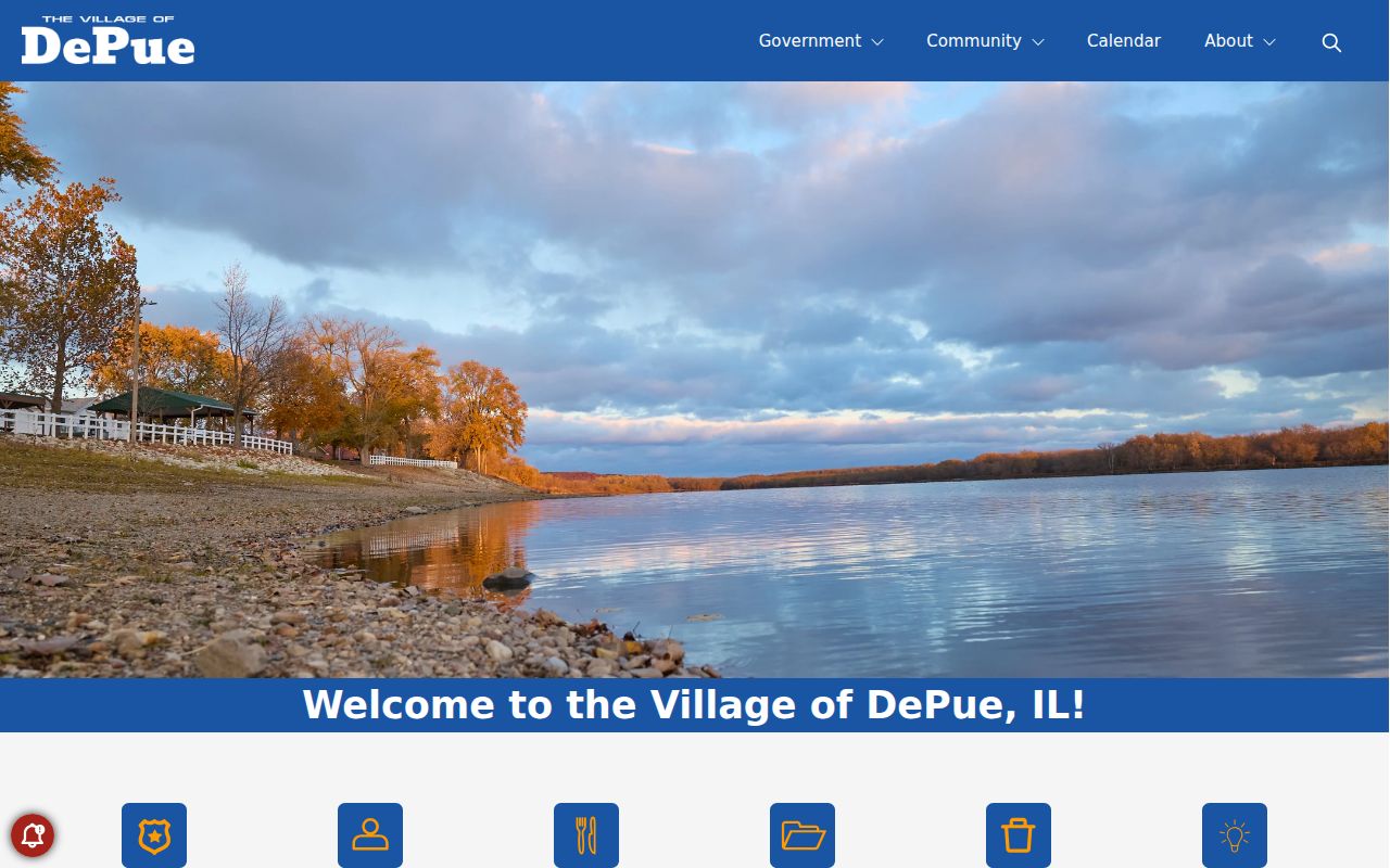 DePue criminal history and official village records gateway in Bureau County