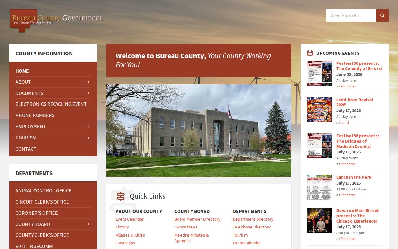 Bureau County criminal history county government gateway